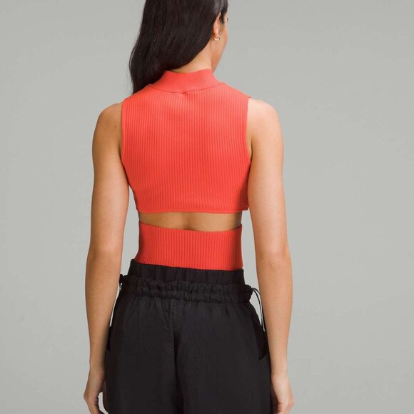 Lululemon Open Back Half-Zip Sweater - Picture 2 of 9